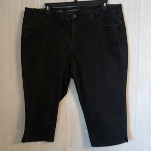 Lane Bryant Black Women’s Stretch Capri Jeans